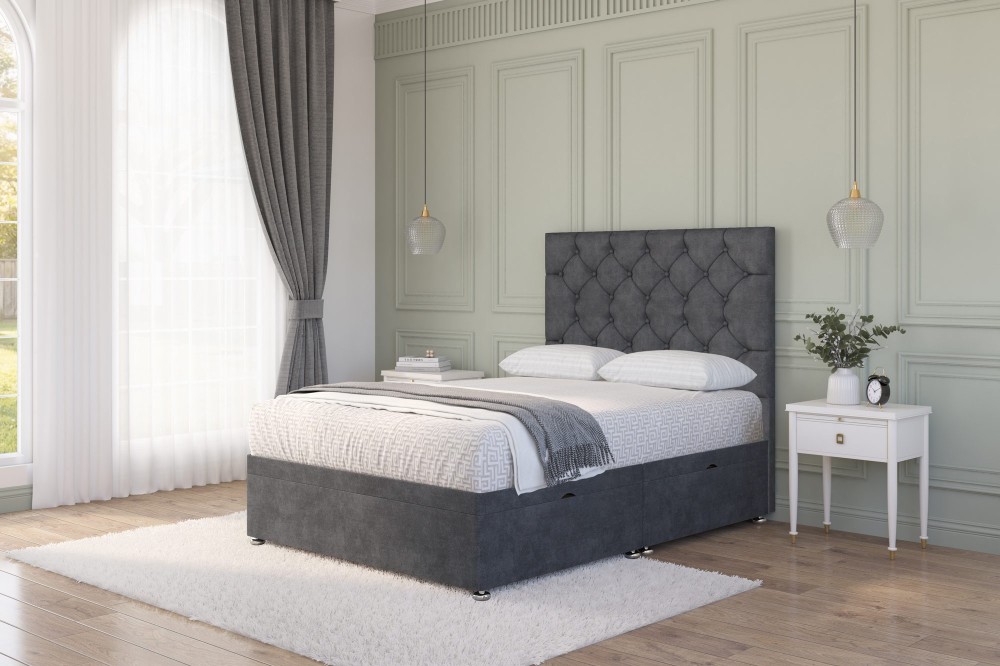 Premier Ottoman Bed | Side and Foot End Storage Beds |Next Divan