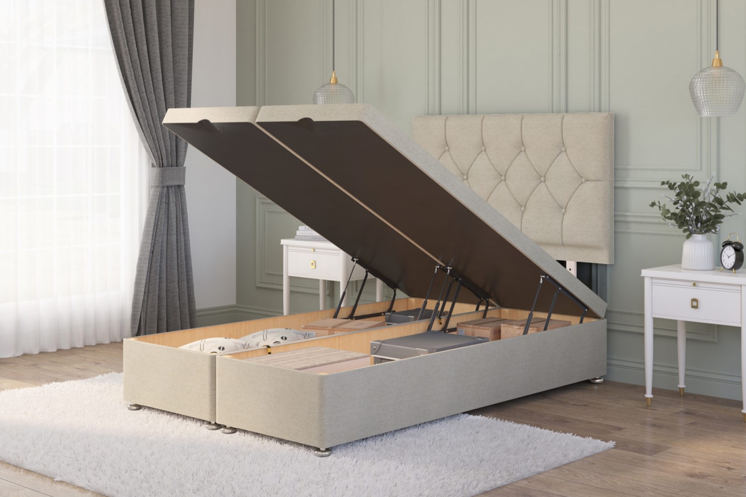 Ziggy Ottoman Storage Bed