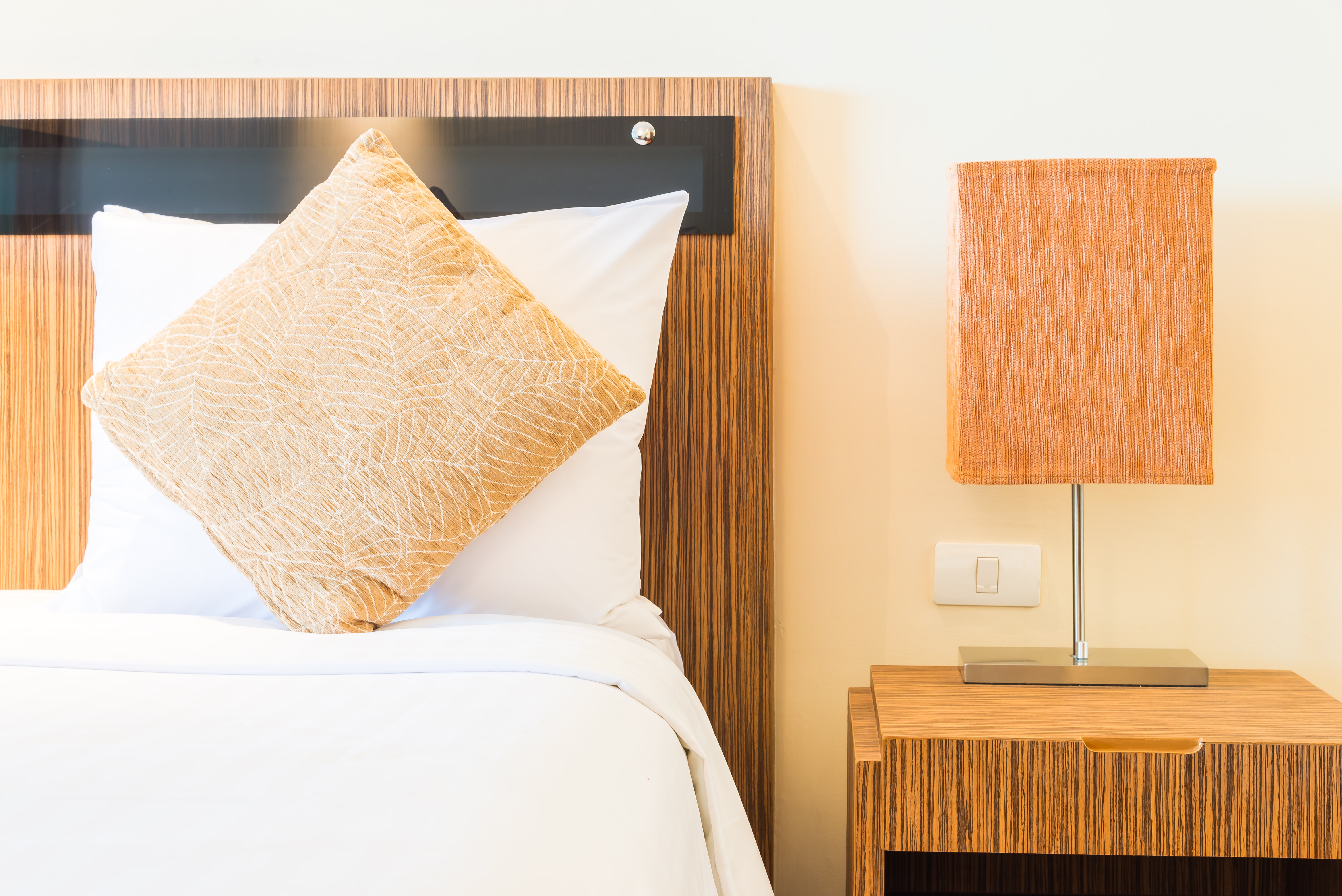 wooden headboard